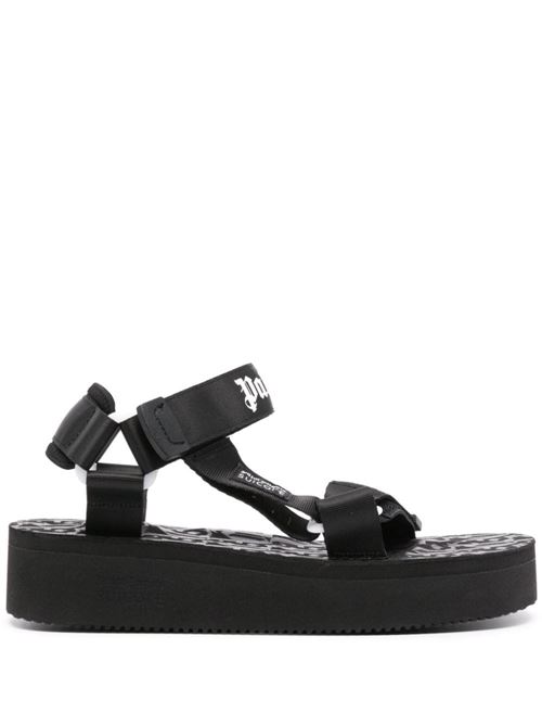 Sandal with logo PALM ANGELS | PWIH027S24MAT0011001